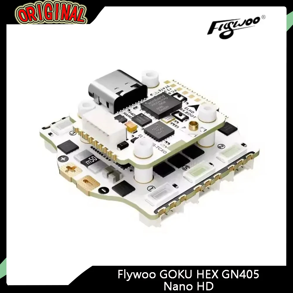 

Flywoo GOKU HEX GN405 Nano HD 20A Stack V3 - with TXCO ELRS 2.4g, Plug&Play for DJI O4/O4 Pro