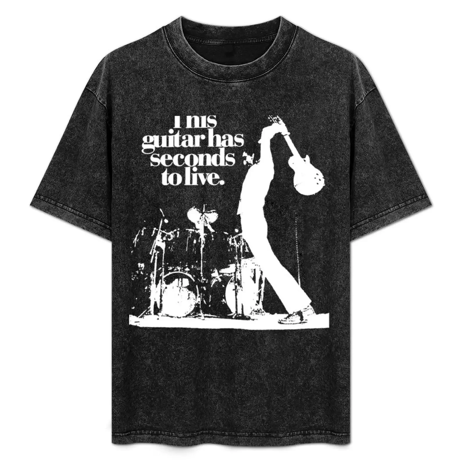 

Pete Townshend The Who This guitar has seconds to live Rock Music legend Guitar T-Shirt clothes man t shirt mens t shirts pack