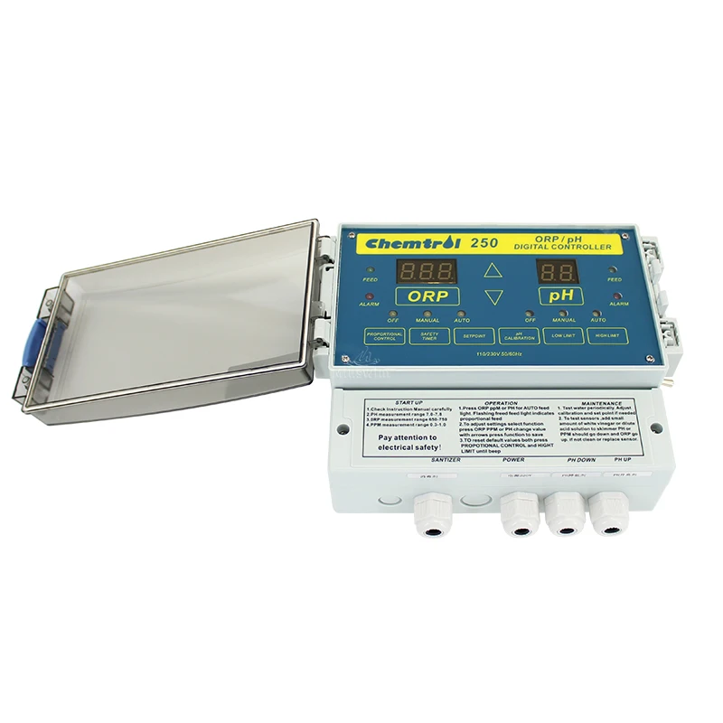 

2026 Easy Operation Pool Controller ORP/PH Digital Water Quality Controller Pool Equipment Automatic Water Quality Monitoring