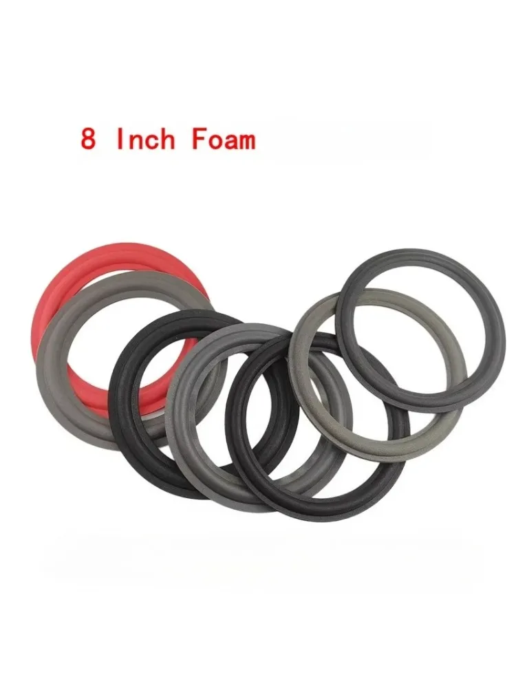 2pcs 8inch Speaker Foam Surround Woofer Repairing Folding Edges Speaker Suspensions Edge Subwoofer Ring Repair Kit Accessories