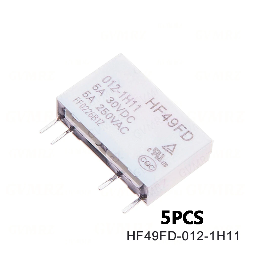 1PCS/5PCS HF49FD HF49FD-024-1H11 Relay HF49FD-005 012 024 1H11 4Pin 5A Relays DC 5V 12V 24V HF49FD-005-1H11 HF49FD-012-1H11