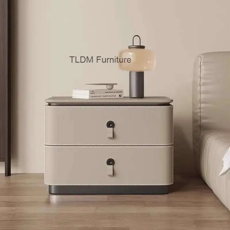 

Simple Trendy Bedside Table Beauty European Modern Nordic Nightstand Table Unique Storage Mesitas De Noche Bedroom Furniture
