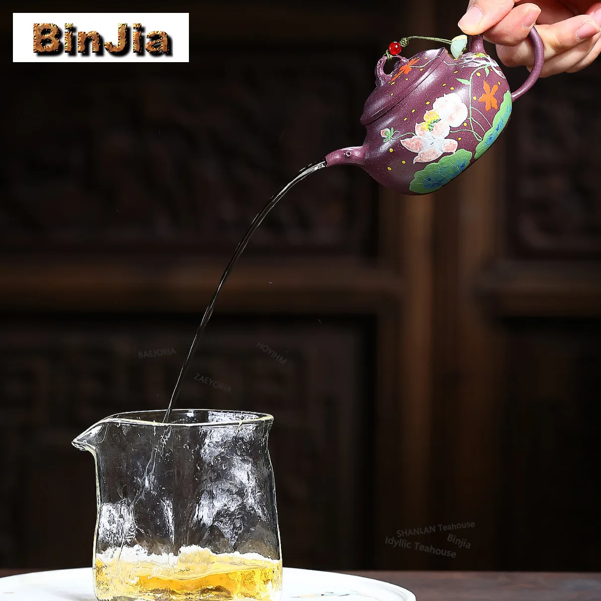 BAEJORIA 150ml Fine Yixing Purple Clay Teapots Handmade Lotus Antique Pot Raw Ore Violet Coarse Sand Mud Kettle Zisha Tea Set
