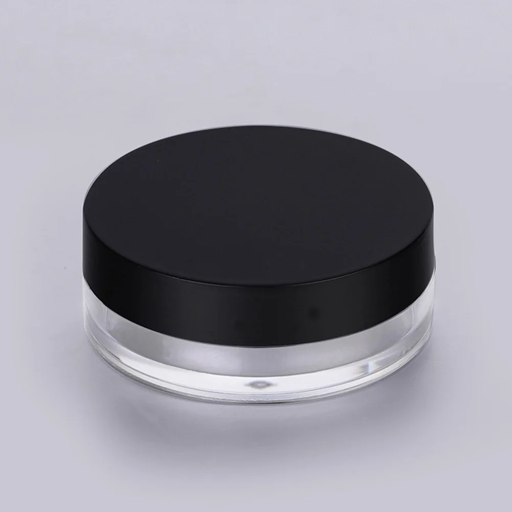 

2pcs Powder Case Portable Loose Powder Container Empty Makeup Box Puff Holder Travel Size Sealing Non Leaking Gift