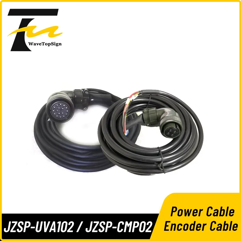 

WaveTopSign Servo Motor Power Cable JZSP-UVA102-03-E JZSP-UVA102-05-E Encoder Cable JZSP-CMP02-03-E JZSP-CMP02-03-E for Yaskawa