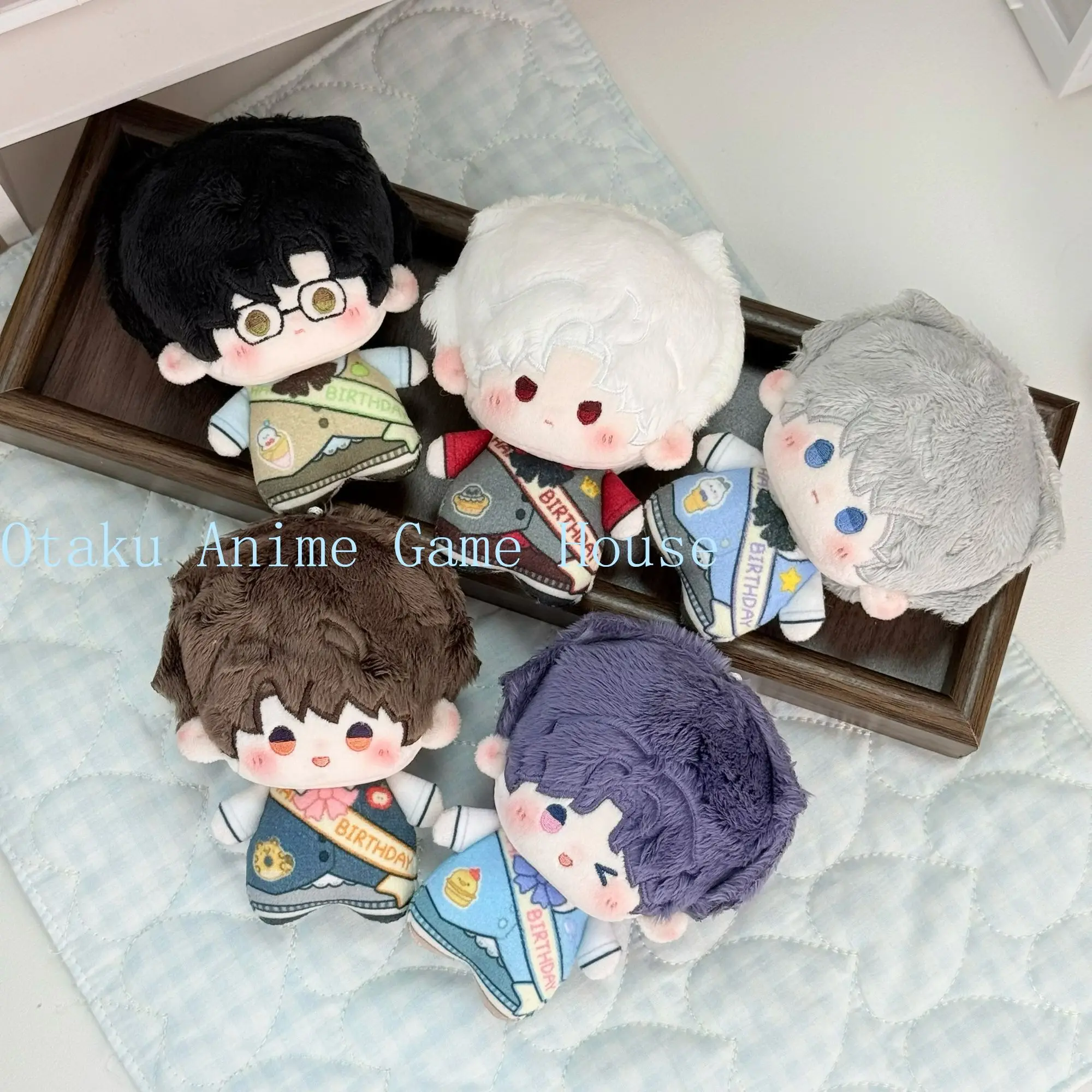 10cm Love and Deepspace Caleb Zayne Rafayel Sylus Xavier Plush Doll Anime Stuffed Toy Keychain Pendant Mascot Gift Birthday Xmas