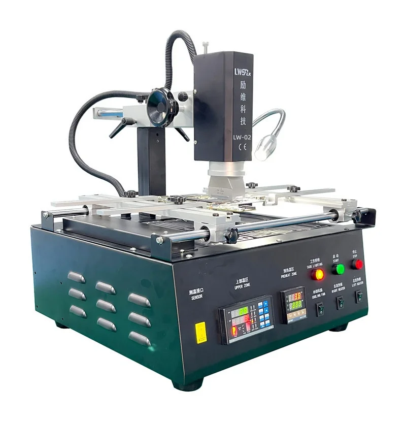 New Condition BGA Rework Station Soldering Iron Heat Gun Welding Manipulator PCB Preheater 4500W 220/110V Chip Repair Machine