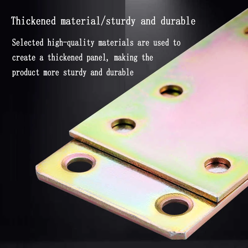 Corner Code Angle Iron 90 Degree Right Angle Plated Color Iron Bracket Fixed Connection Piece Furniture Hardware Accessories