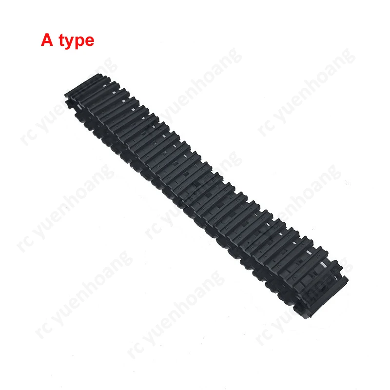 RC Excavator Track​ 2.3/2.5cm Width 17.5/21cm Single Side Length Rubber Tire Belt DIY Parts for TOY Tank/Off-road Vehicle Model