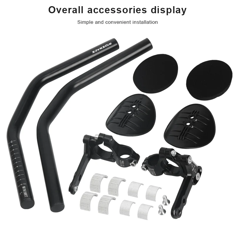 Bicycle Arm Rest TT Handlebar Aero Bar Cycling Armrest Triathlon Time Trial Tri Bars For MTB Road Mountain Bike Handle Aerobars image 3