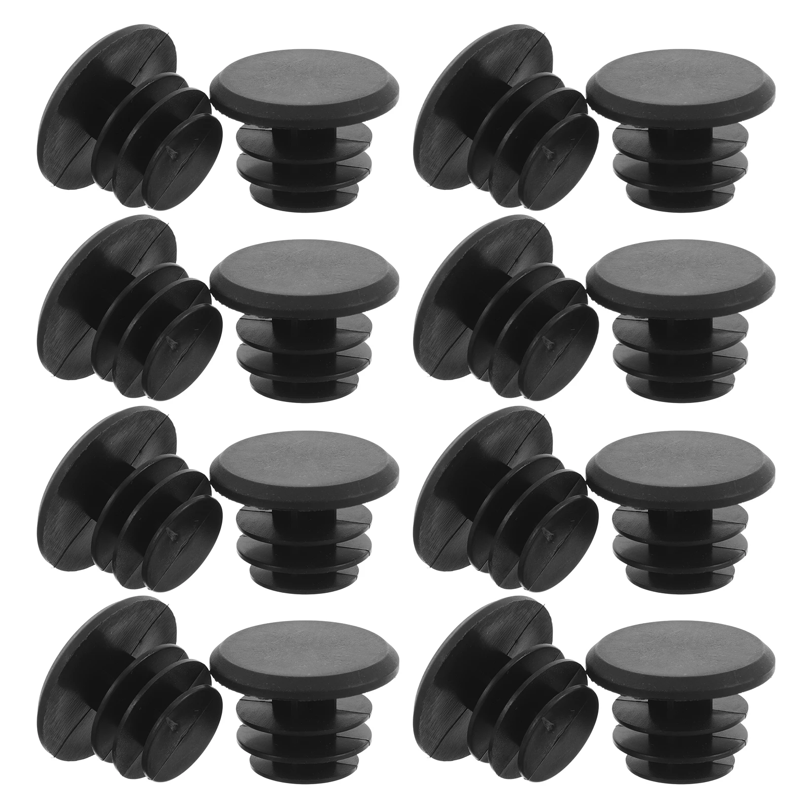 

40 Pcs Bicycle Handlebar End Caps Plastic Resin Lightweight Durable Mountain Bike Grip Plugs Easy Installation Versatile