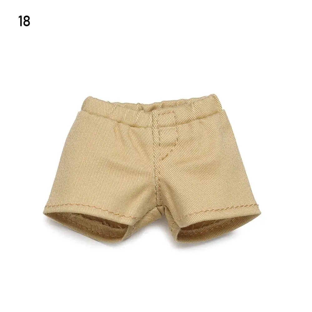 Handmade 1/6 PU Leather Dolls Accessories Bottom Pants  Clothes Elastic Shorts