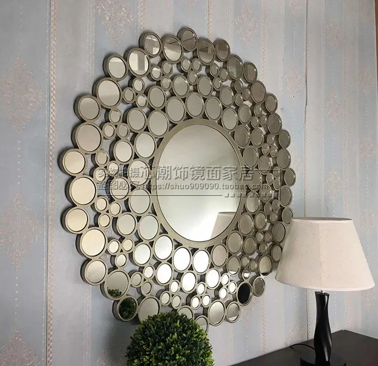 Mirror soft wall hanging mirror, porch  fireplace  dinner side , art hall hangin