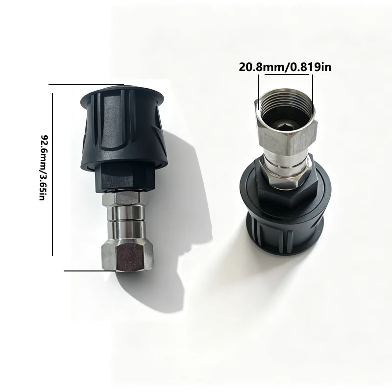 360° High-Pressure Washer Rotary Joint, Quick-Connect Anti-Tangle Swivel for Karcher K2-K7, Lavor/Parkside Nifisk/Bosch Hose