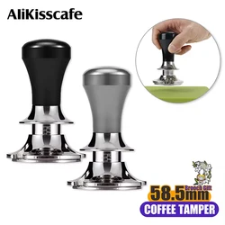 Coffee Tamper 58.5mm Adjustable Constant Pressure Espresso Distributor Stainless Steel Force Powder Hammer Barista Accessories