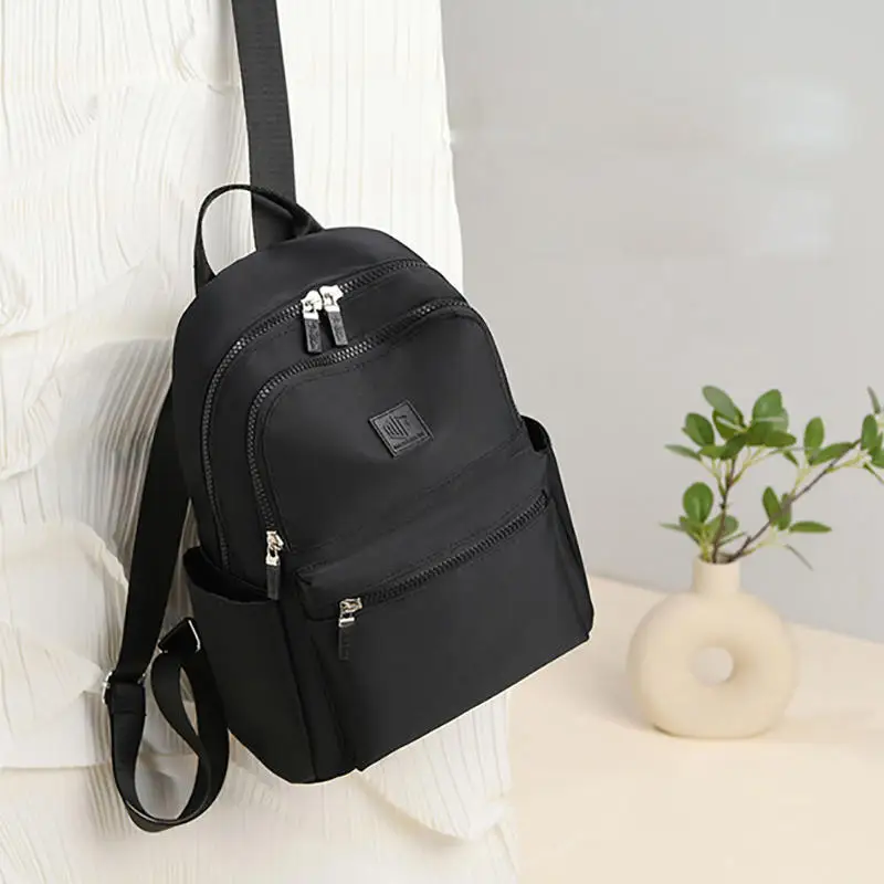 New Fashion High-capacity Oxford Women Backpack Female Leisure Travel Backpacks Teenage Girls Simplicity Solid Color Bookbag