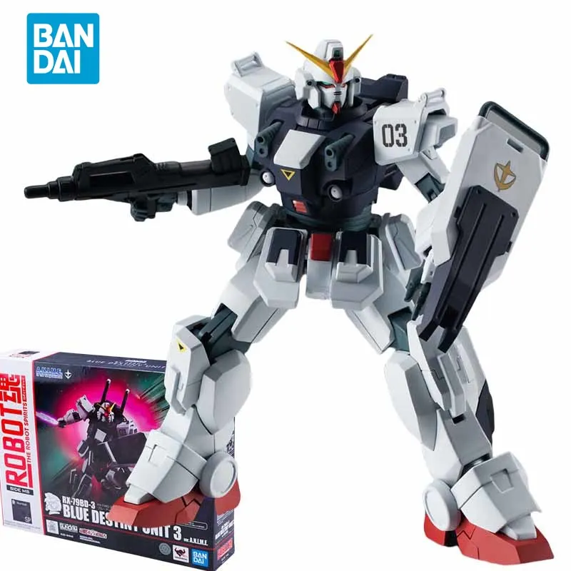 

In Stock Bandai ROBOT SOUL Gundam RX-79BD-3 BLUE DESTINY UNIT3 ver. A.N.I.M.E.Collect souvenir toys Birthday gift