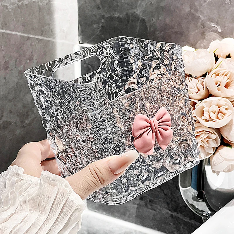 Punch-Free Toothpaste Holder Wall Mounted Makeup Brush Organizer Storage Rack Bathroom Storage Box Drain Box