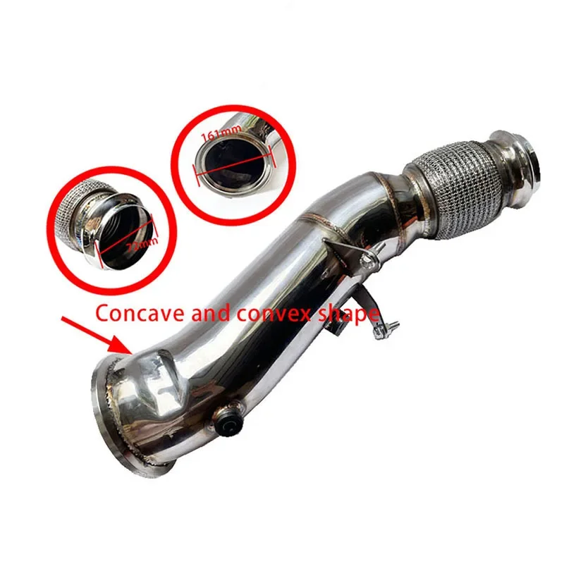 

304 stainless steel SS turbine drain pipe Downpipe for BMW G20 330I 330IX 2.0T B48 2019 B46