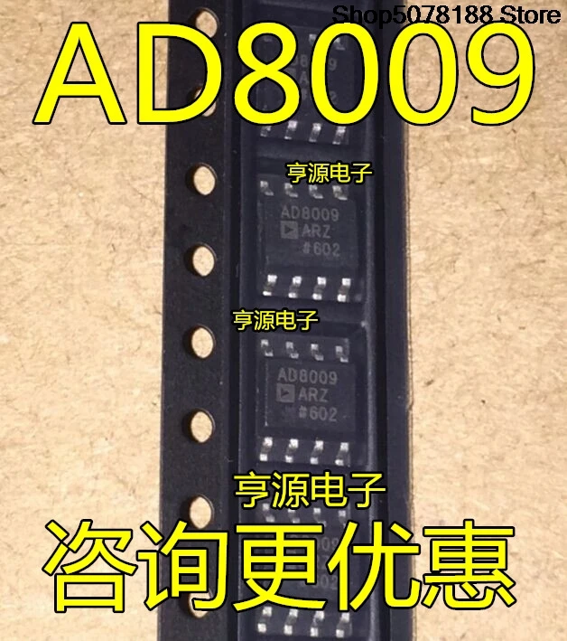 5pieces AD8009ARZ AD8009 SOP8 AD8009JRTZ-REEL7 SOT23-5