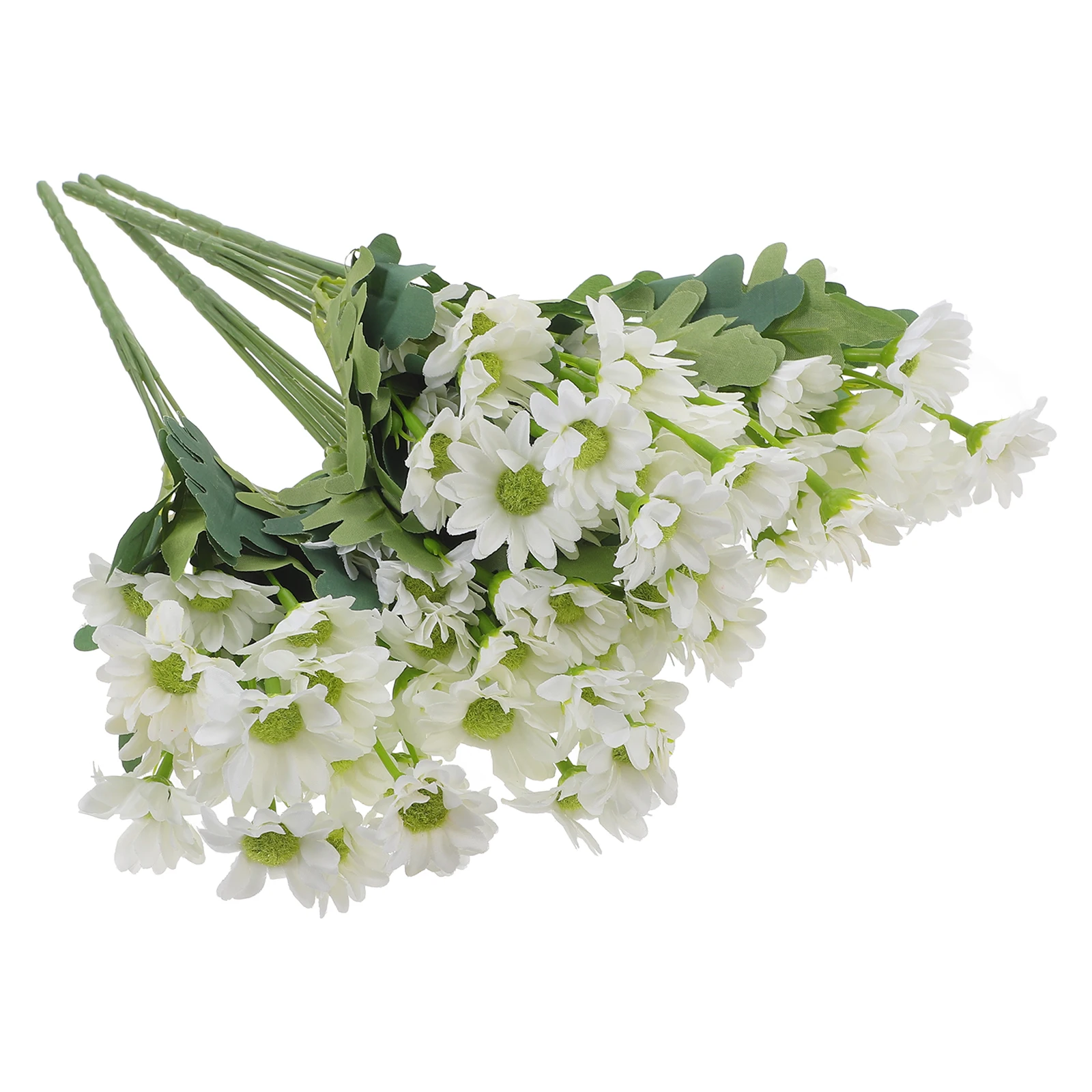 

4 Bunches Small Simulated Little Daisy Bouquet Wedding Decor Artificial Flower White Silk Cloth Decorative Flowers