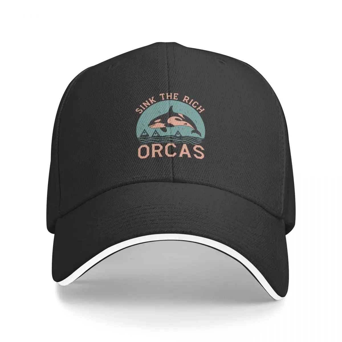 

Sink the rich orcas Baseball Cap Icon Horse Hat Women's Hats 2025 Men's