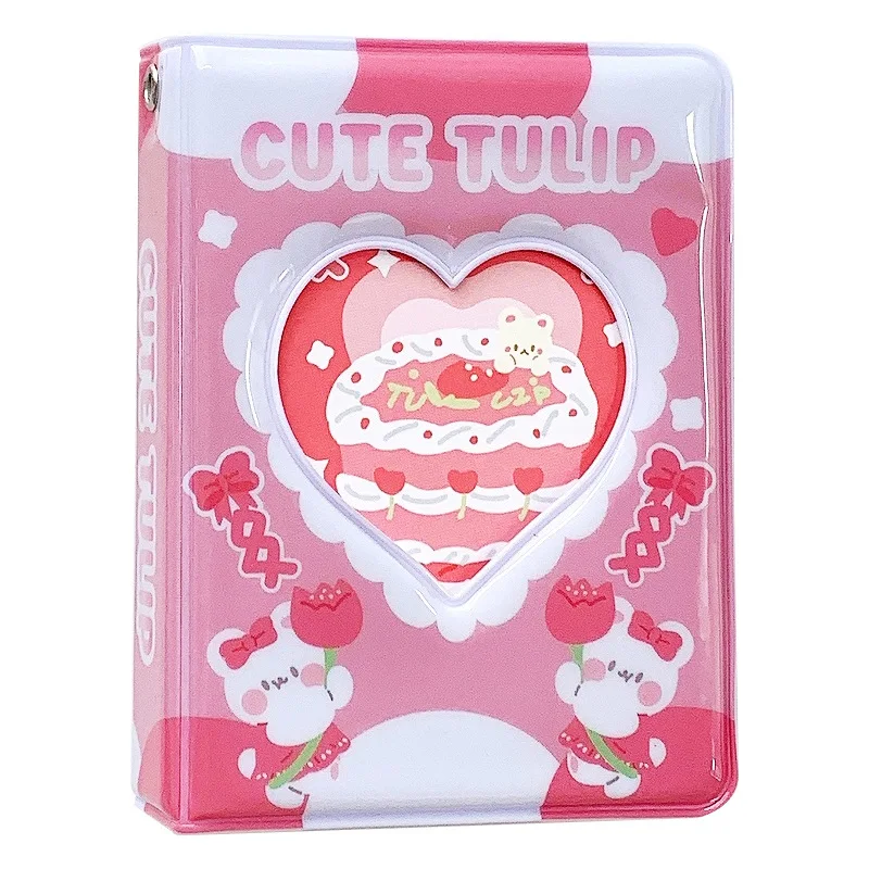 Colorful Cartoon Cute Album Clear Pockets Holds 40 Mini Photos Instax Album for Fuji Instax & Name Card Mini Photo Album