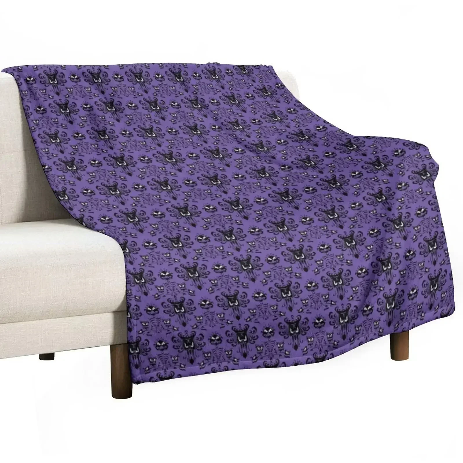 Haunted Mansion Throw Blanket Summer Picnic for winter Vintage Flannels warm winter Blankets