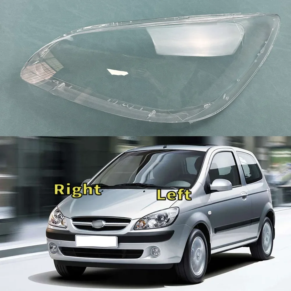 

For Hyundai Getz 2006-2011 Front Headlight Cover Transparent Mask Headlamp Lamp Shell Plexiglass Replace Original Lampshade