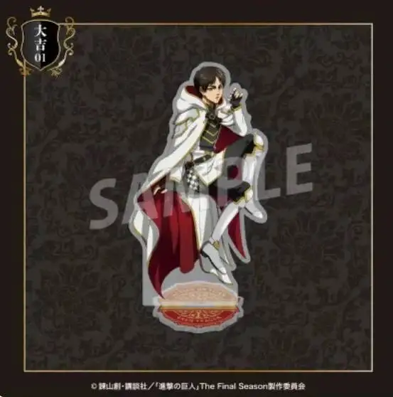 

Anime Attack On Titan Eren Jaeger Mikasa·Ackerman Stand Figure Acrylic Model Plate Collection Desktop Decor Christmas Girl