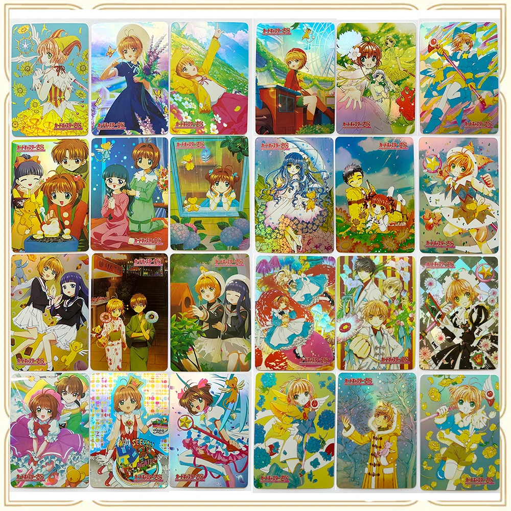 Anime Goddess Story DIY ACG KINOMOTO SAKURA Sengoku Nadeko Arima Kana Advanced Flash Collection Card Christmas Birthday Gift