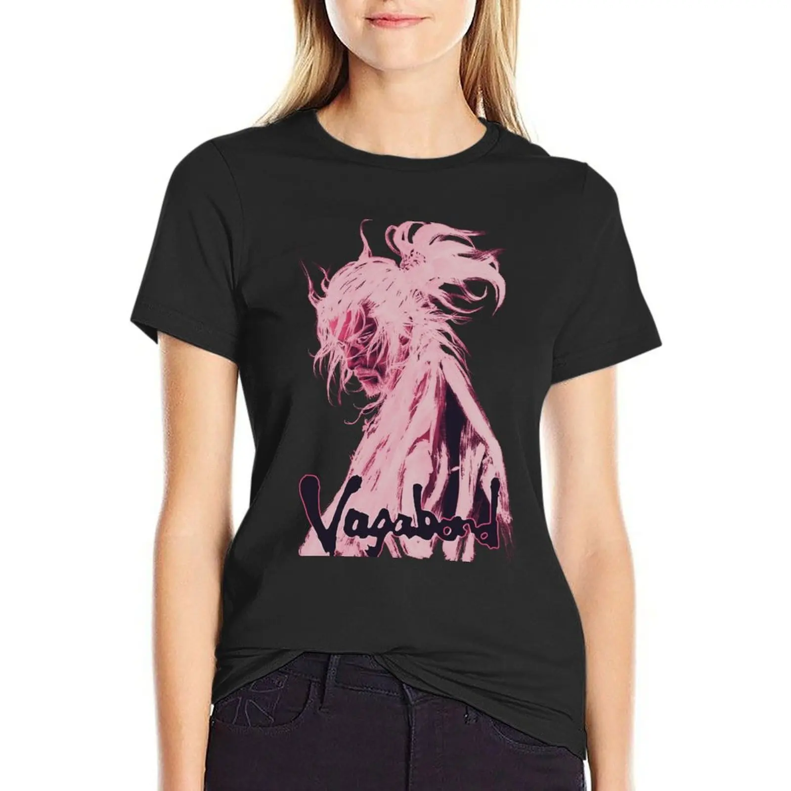 

Женская летняя блузка Neon Musashi Miyamoto Vagabond Classic Футболка "Манга" Blouse graphics