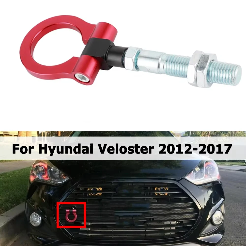

Aluminum Front Rear Auto Trailer Tow Hook Ring Eye Towing Bars for Hyundai Veloster 2012 2013 2014 2015 2016 2017