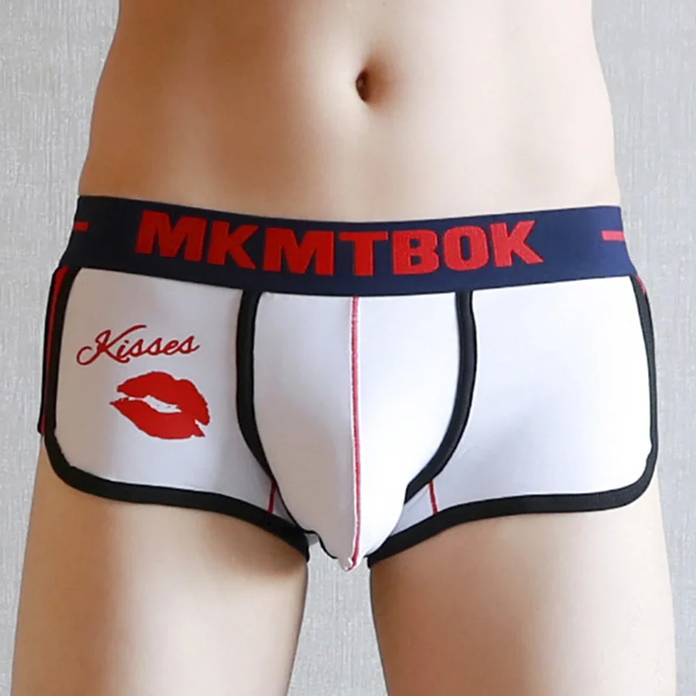 Men Underwear Butt Lifting Boxers Briefs Hombre Male Calzoncillo Cotton Masculina Boxershort Stretch Knickers U Convex Pouch