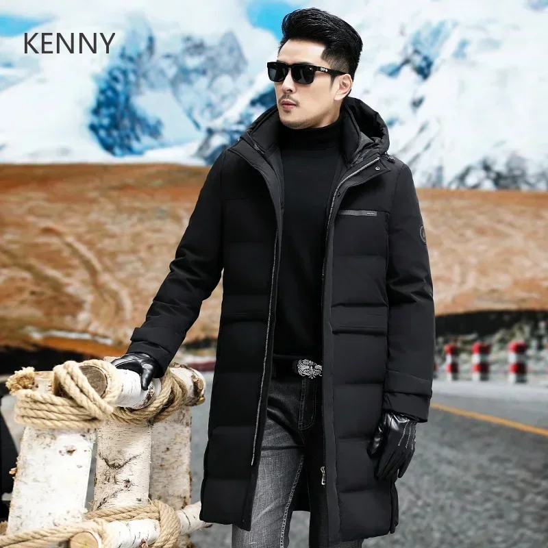 Herren Daunen jacke warme Winter Herren Daunen jacke Designer kleidung Herren Enten Daunen lange Polsterung Herren Cold Coat Casual Man Sack