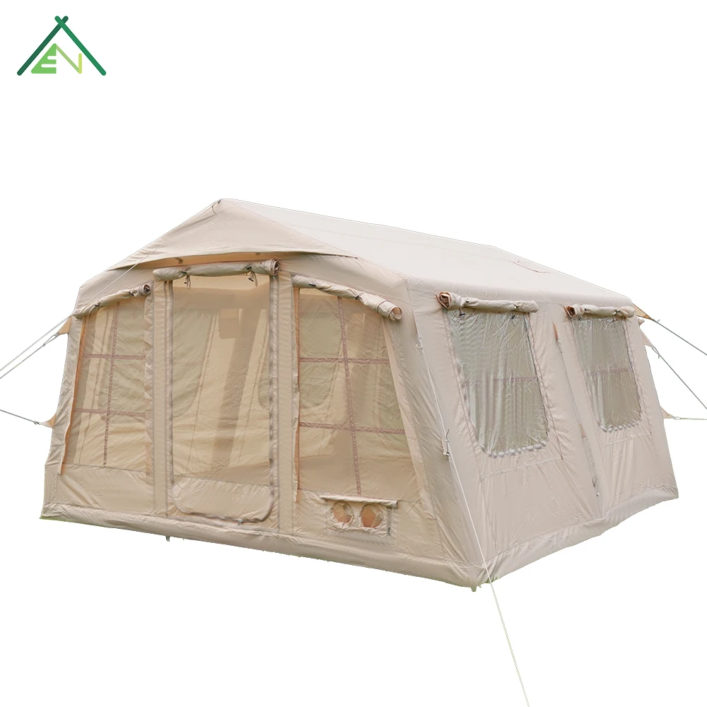 13.68 5-6 Person Four-Season Waterproof Eco-Friendly Air Tent Electric Pump Instant Setup One Bedroom Living Room For Family