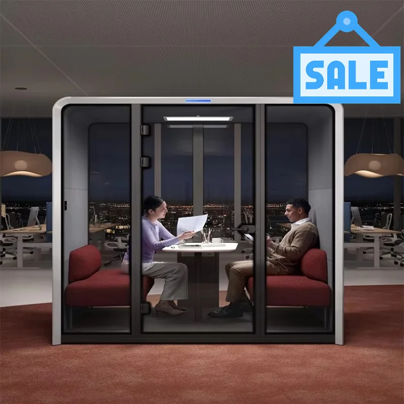 Acoustic Indoor Single Person Office Pod Recording Studio Room Soundproof Vocal Booth Private Space Indoor Customized