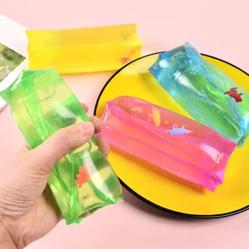 Stress Relief Toy Random Colorful Sea Creatures Soft Squeeze Fidget Toy for Kids Classroom Reward Adults Relax