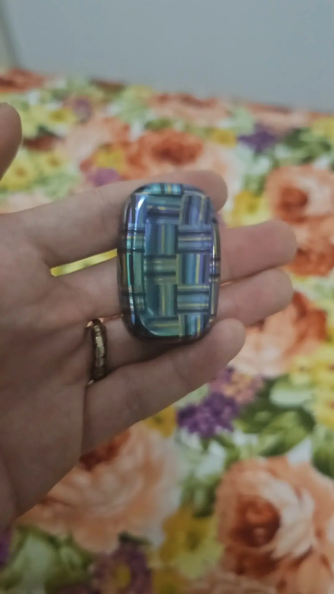 Used EDC Liu Chu A Friend Zirconium Horse Woven Pattern Push Brand EDC Decompression Toy