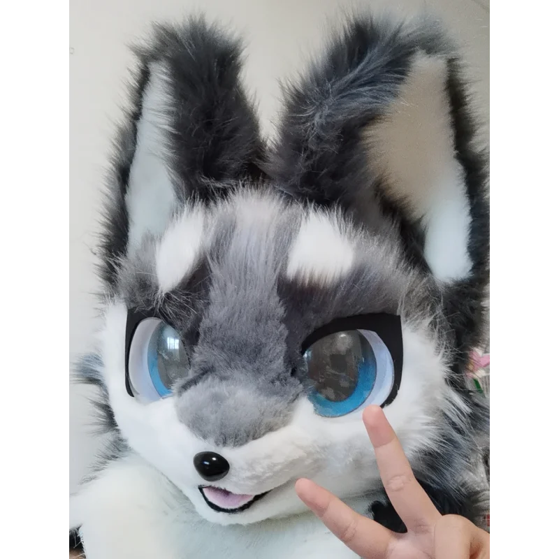 Kawaii Animal Head Beast Costume Fursuit Furry Head Cute Dog Beast Head Costumes And Accessories In Stock