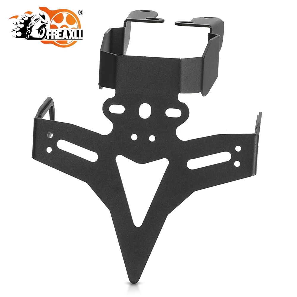 Adjustable License Plate Holder Bracket Rear Tail Tidy Fender Eliminator Kit For Kawasaki Ninja 500/ Z500 400/Z400 Motorcycle