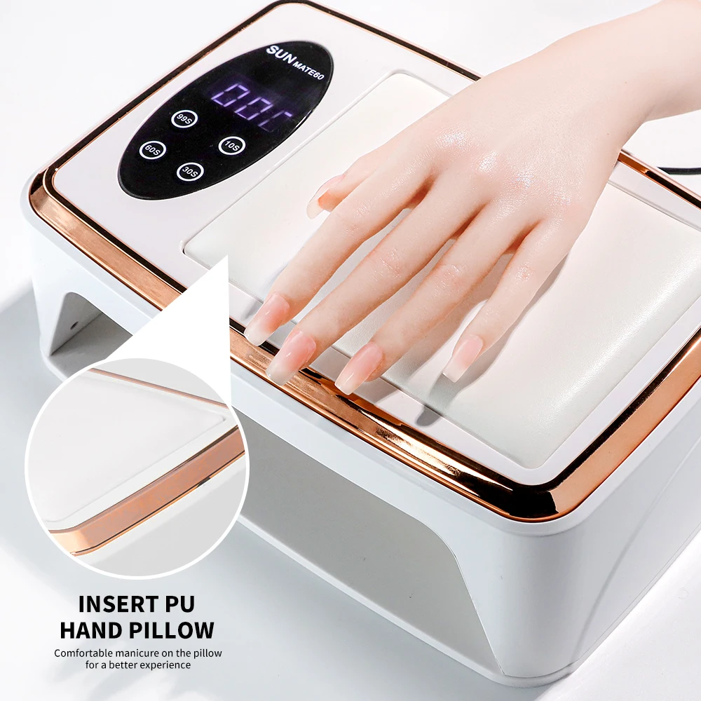42/90 LEDS UV/LED Nail Dryer Lamp Have 4 Timer Modes LCD Display Quick Drying Nails Light for Manicure Salon/Home Gel Dryer Tool