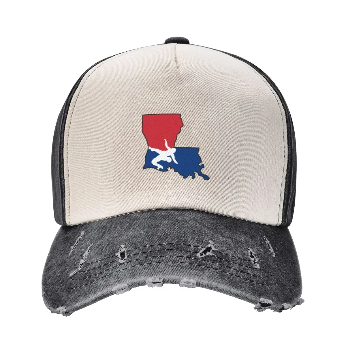 

Louisiana Wrestling (USA Colors) Baseball Cap winter hats for men men's big size hat Big Size Hat Sun Hats For Women Men's