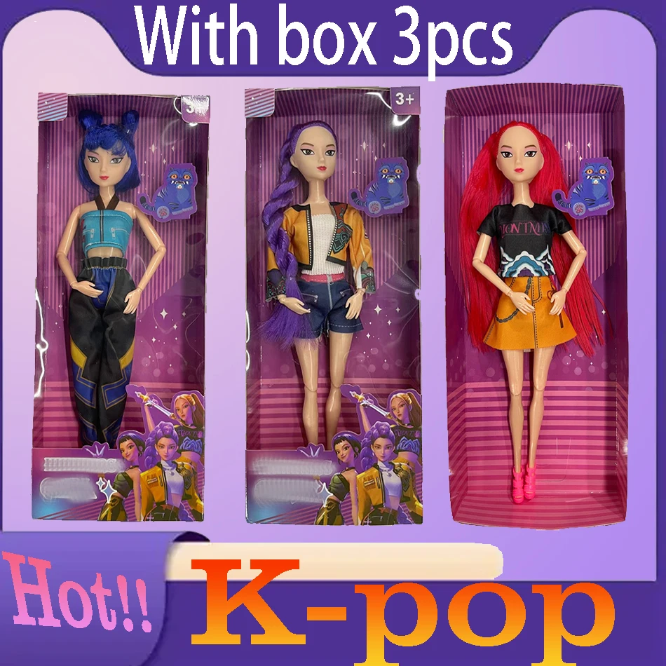 

NEW Hot 30CM Doll Toys Action Figure Toy Rumi Mira Zoey Beautiful Princess Baby Girl Dolls Plastic DIY Toy for Girls