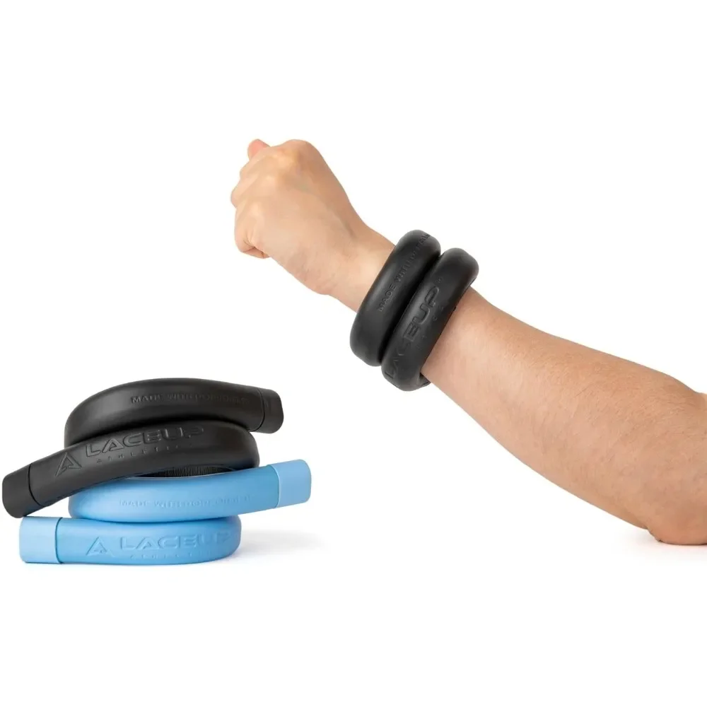 2 Pack - 1 Pound Each | Adjustable Wrist Weights Set for Walking, Yoga, Dance, Barre, Pilates, Cardio, Aerobics