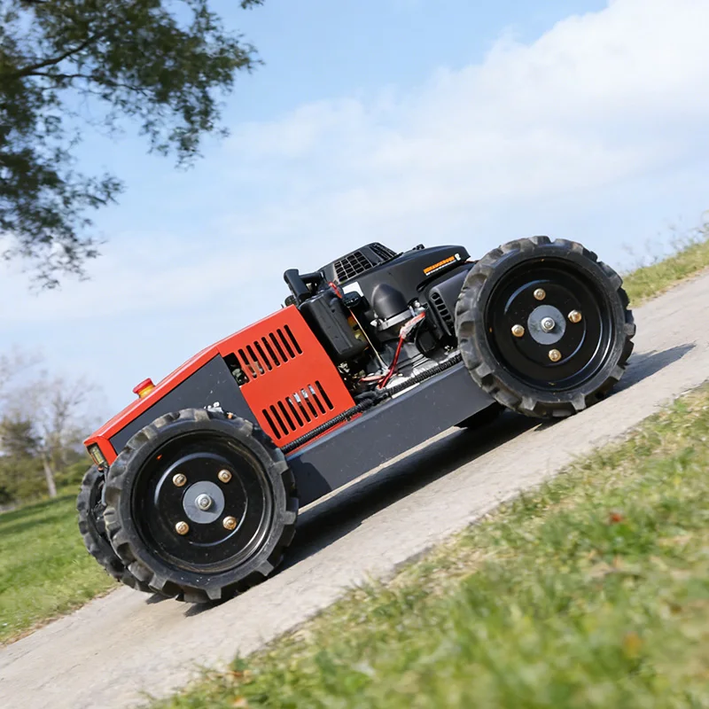 Customized Chinese Factory Remote Control Lawn Mower Self-propelled Robot Lawn Mower All Terrain Self-propelled for Narrow Area
