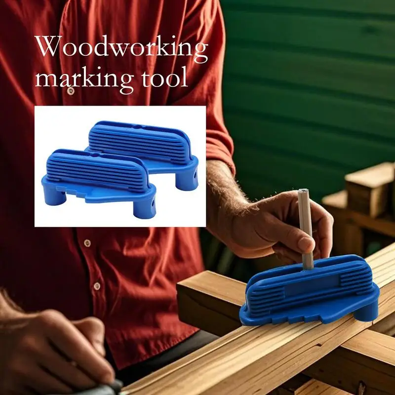 

Center Scriber Set Scribe Tool Precise Magnetic Design 2 Pieces Lightweight Multi-Functional Center Finder Positioner For Home