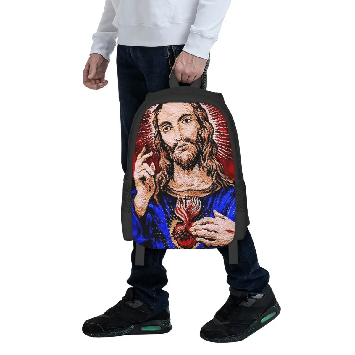 

Father Ted Scared Sofa Student Backpack School Bag Hiking Travel Daypack for Men Women Fashion Bookbag Shoulder Bags