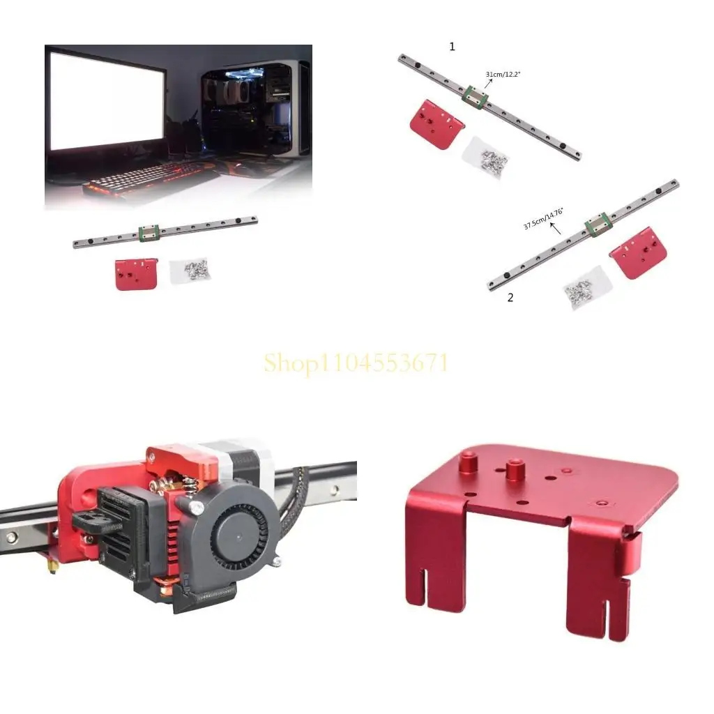 

Best Seller Linear Rails Extruder Direct Drive X-Axis for Ender3/CR10 with Backplane