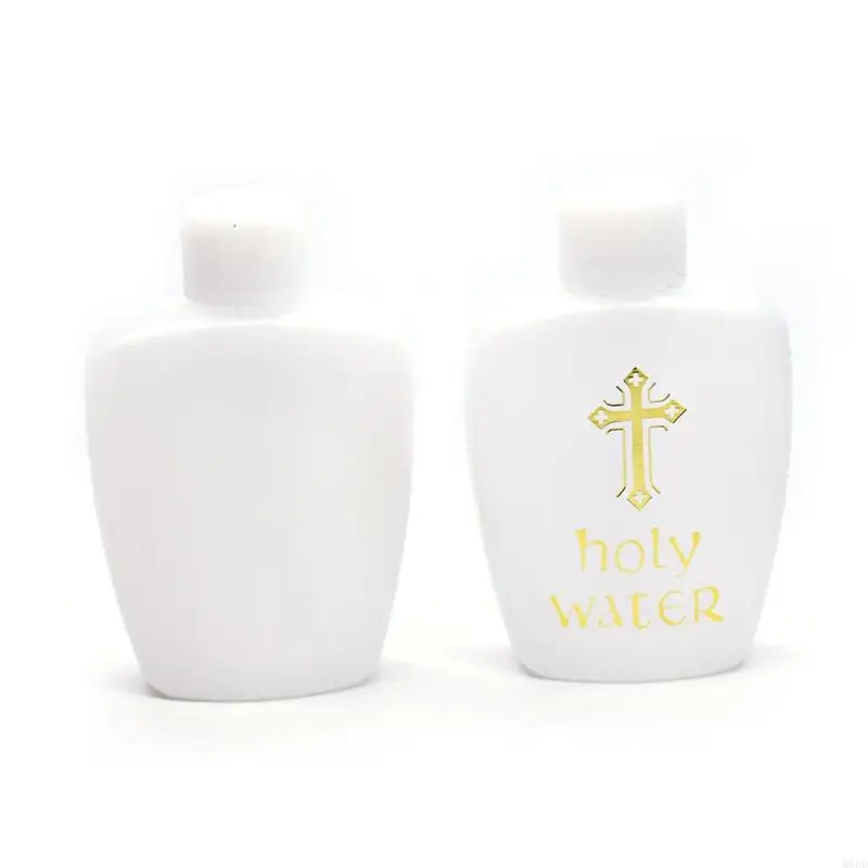 A6HD 60 botella católica Lourdes Botella agua Botella Tamaño viaje Católico Botella plástico